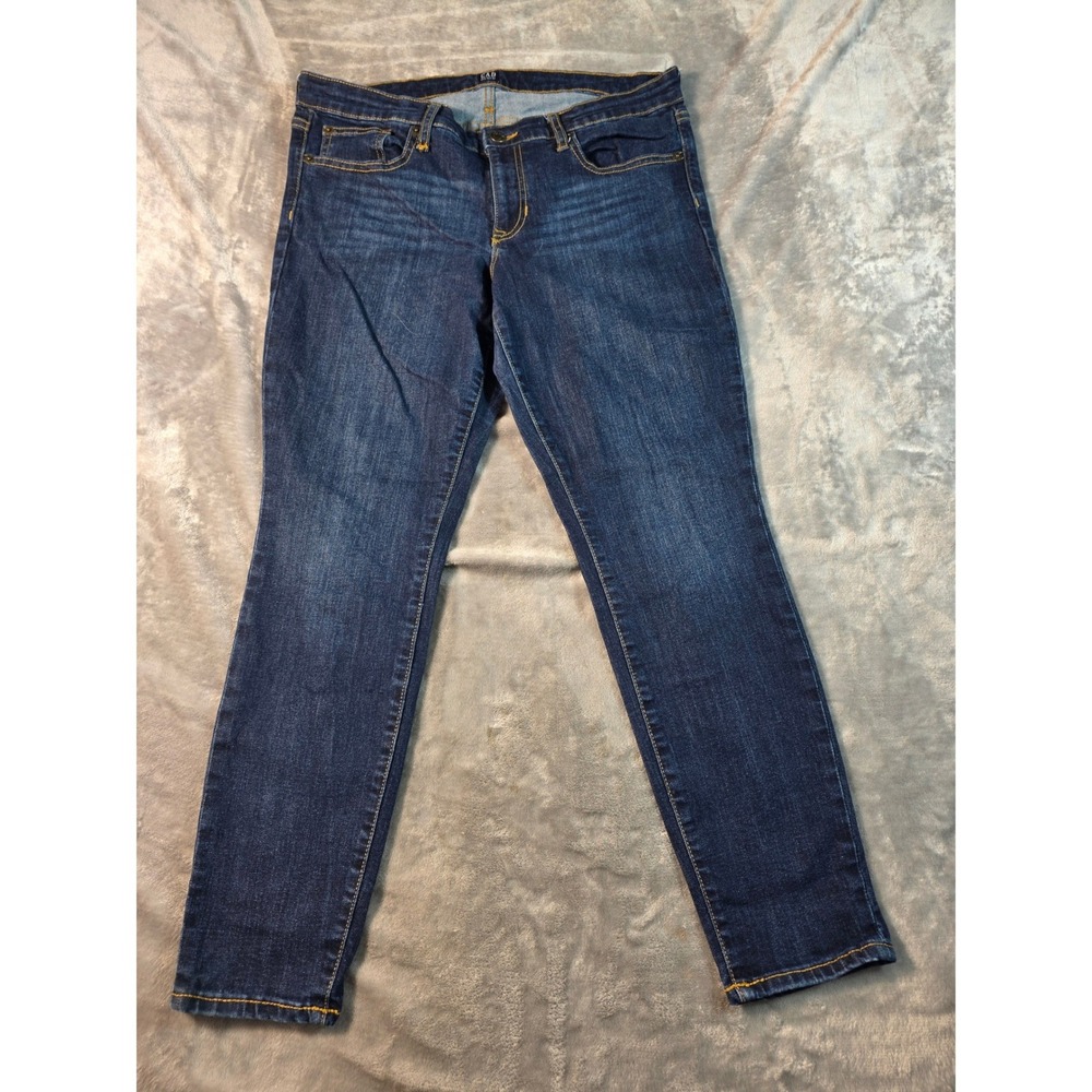 Gap Denim Legging Jeans Women‎ 30R (32"W 26"L) Dark Wash Blue